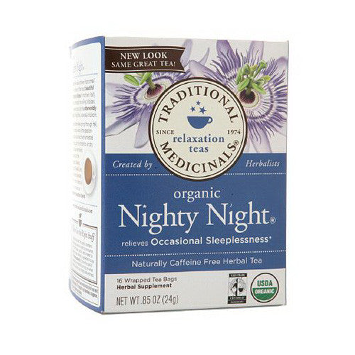 Traditional Medicinals Organic Nighty Night Herbal Tea Bags - 16 Ea